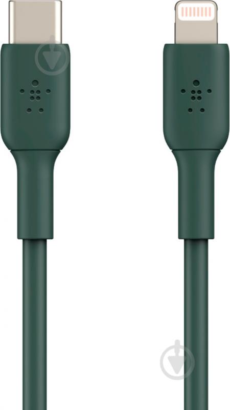 Кабель Belkin USB Type-C to Lightning 1 м midnight green (CAA003BT1MMG) - фото 3