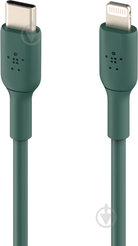 Кабель Belkin USB Type-C to Lightning 1 м midnight green (CAA003BT1MMG) - фото 4