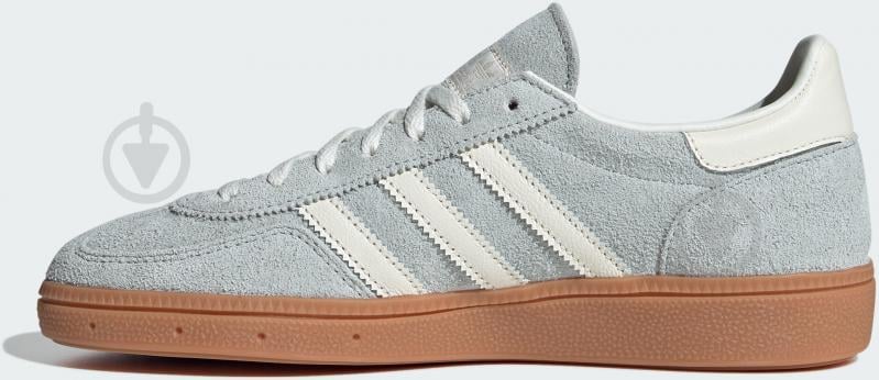 Кросівки жіночі демісезонні Adidas HANDBALL SPEZIAL W IF6491 р.40 2/3 сіро-зелені - фото 2