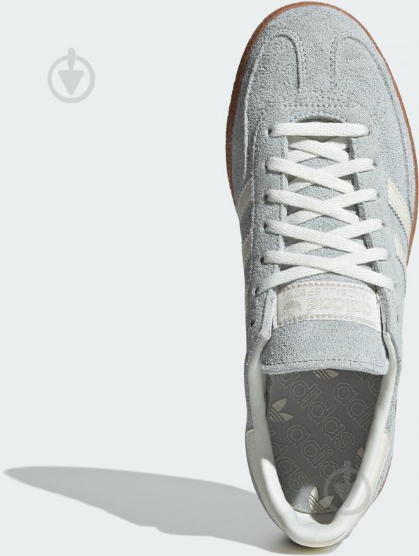 Кросівки жіночі демісезонні Adidas HANDBALL SPEZIAL W IF6491 р.40 2/3 сіро-зелені - фото 5