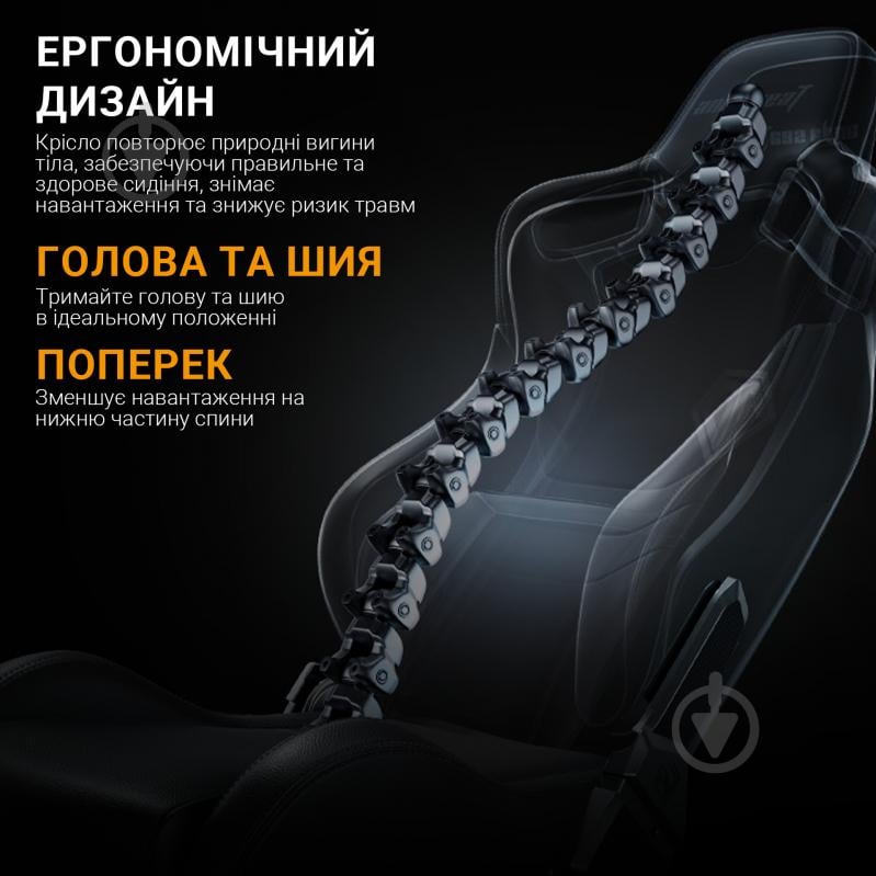 Кресло игровое Anda Seat Kaiser 2 Pro Grey Fabric Size XL серый - фото 16