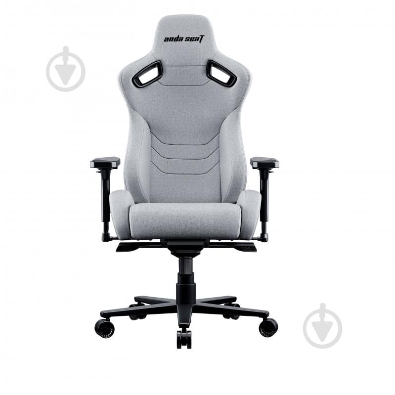 Кресло игровое Anda Seat Kaiser 2 Pro Grey Fabric Size XL серый - фото 2