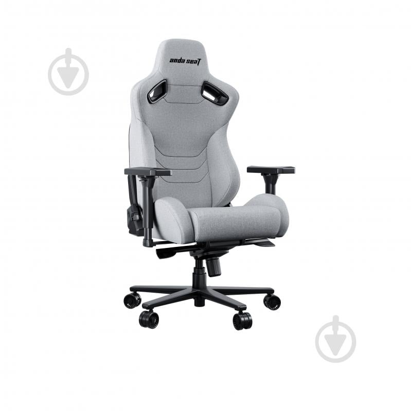 Кресло игровое Anda Seat Kaiser 2 Pro Grey Fabric Size XL серый - фото 7