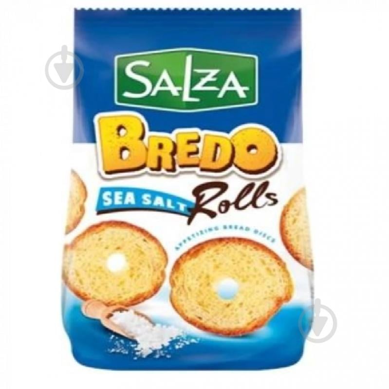 Сухарики SALZA Bredo rolls с морской солью 70 г - фото 1