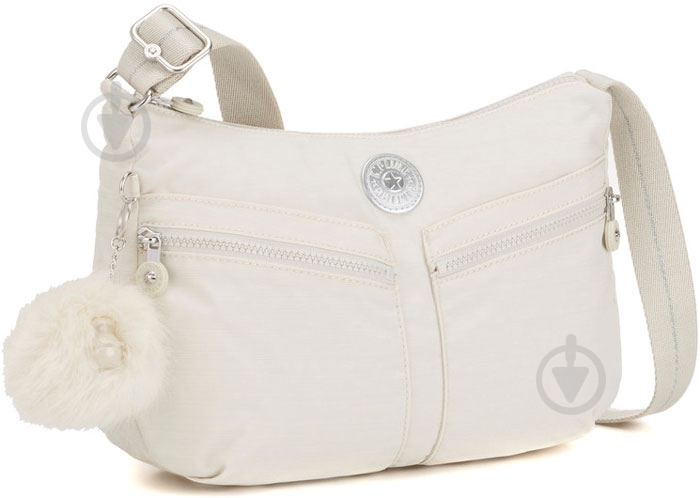 Сумка женская Kipling Izellah белый K1259223H - фото 1 Сумка женская Kipling Izellah белый K1259223H - фото 1