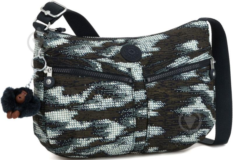 Сумка женская Kipling Izellah черный с узором K0214421Q - фото 1
