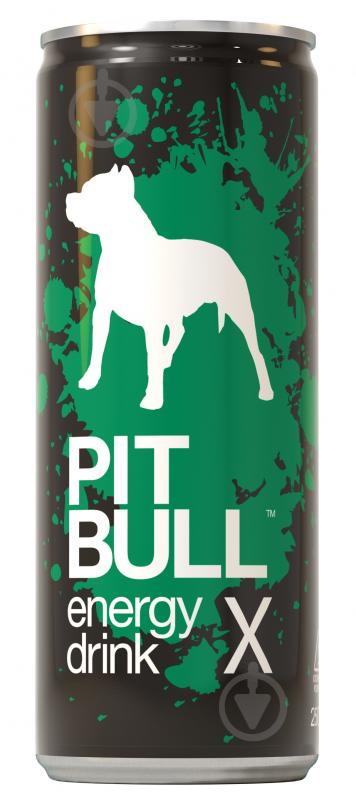 Енергетичний напій Pit Bull безалкогольний Х 0,25 л - фото 1
