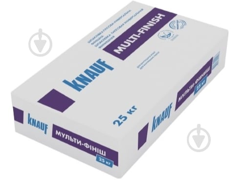 Шпаклівка Knauf гіпсова Мульті-Фініш 25кг - фото 1 Шпаклівка Knauf гіпсова Мульті-Фініш 25кг - фото 1