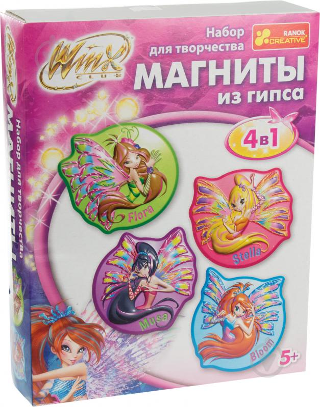 Набор для творчества Магниты из гипса Флора, Стелла, Муза, Блум 4002  WinX - фото 1