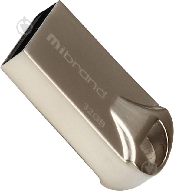 Флешпам'ять USB Mibrand Hawk 32 ГБ USB 2.0 silver (MI2.0/HA32M1S) - фото 1