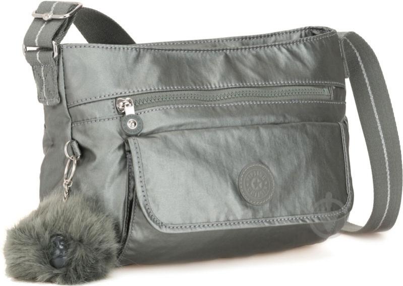 Сумка женская Kipling Syro серебристый K1248219U - фото 1 Сумка женская Kipling Syro серебристый K1248219U - фото 1