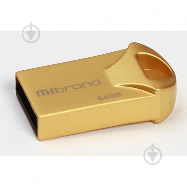 Флешпам'ять USB Mibrand Hawk 64 ГБ USB 2.0 gold (MI2.0/HA64M1G) - фото 2