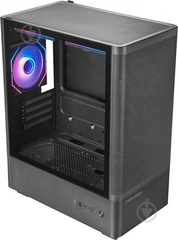 Корпус PrologiX Lumi GM-01MAB Mesh Black - фото 11