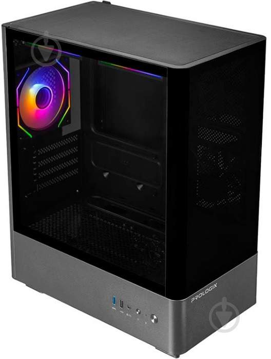 Корпус PrologiX Lumi GM-01AB Glass Black - фото 6
