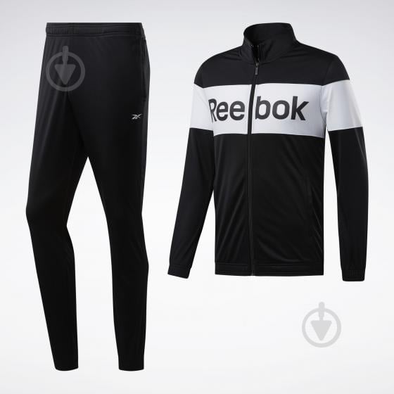 Спортивный костюм Reebok TS CUFFED TRACKSUIT FS1647 р. M черный - фото 1