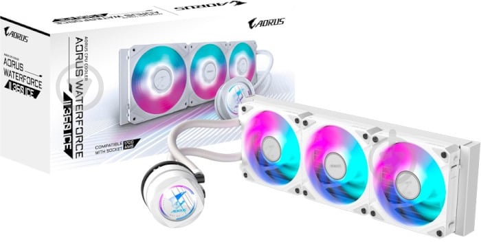 Система водного охлаждения Gigabyte Aorus Waterforce II 360ICE - фото 5 Система водного охлаждения Gigabyte Aorus Waterforce II 360ICE - фото 5