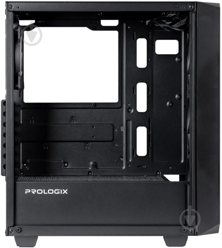 Корпус PrologiX E120 Tempered Glass&Mesh Black - фото 3