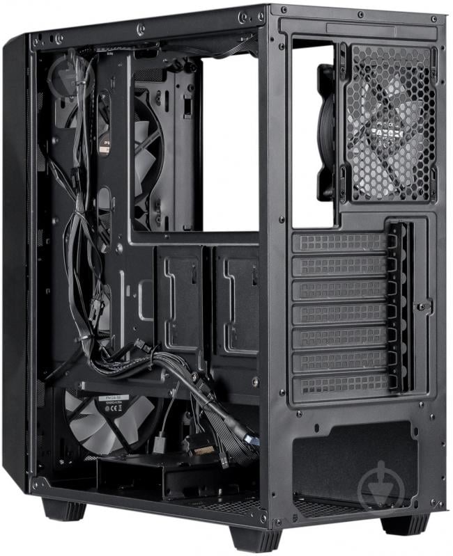 Корпус PrologiX E120 Tempered Glass&Mesh Black - фото 5