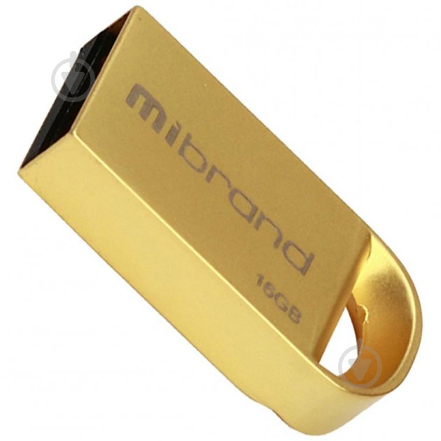 Флеш-память USB Mibrand LYNX 16 ГБ USB 2.0 gold (MI2.0/LY16M2G) - фото 1