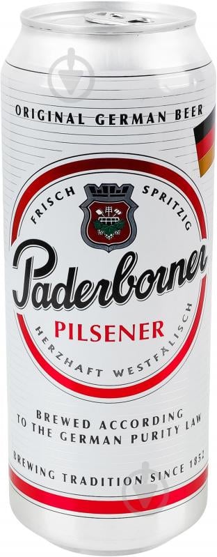 Пиво Paderborner светлое Pilsner 0,5 л - фото 2