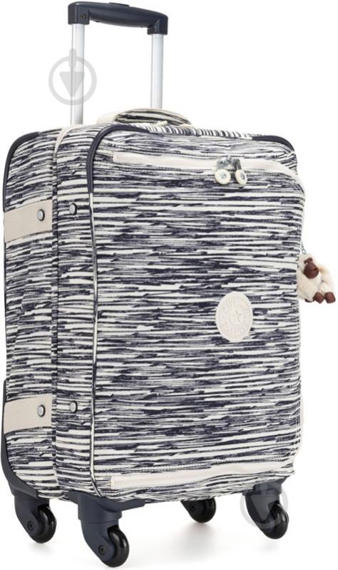 Чемодан Kipling Cyrah S 37.5 л белый с рисунком K1486018P - фото 1