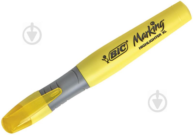 Маркер текстовий BIC Brite Liner XL 1.7-5.1 мм 891396 жовтий - фото 2