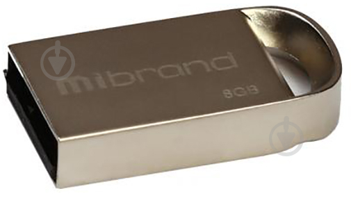 Флешпам'ять USB Mibrand LYNX 8 ГБ USB 2.0 silver (MI2.0/LY8M2S) - фото 1