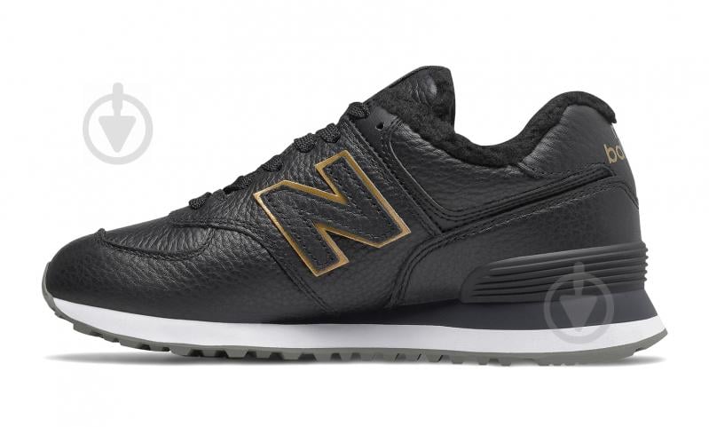 Кроссовки женские зимние New Balance WL574RMR р.37 черные - фото 2