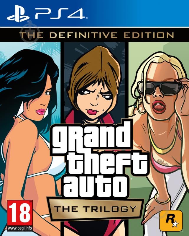 Игра Sony PS4 Grand Theft Auto: The Trilogy – The Definitive Edition [Blu-Ray диск] - фото 1