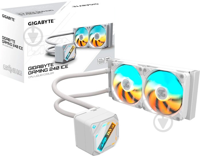 Система водного охлаждения Gigabyte Gaming 240 Ice - фото 4
