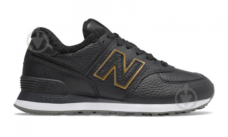 Кроссовки New Balance WL574RMR р.9 черный - фото 1