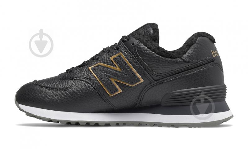 Кроссовки женские зимние New Balance WL574RMR р.41 черные - фото 2