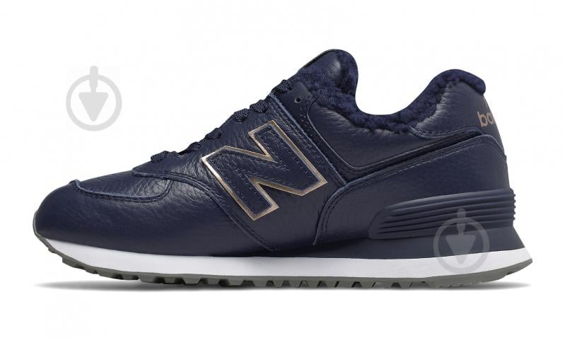 Кросівки жіночі зимові New Balance WL574RMS р.37,5 сині - фото 2