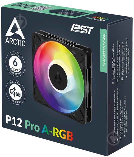 Вентилятор Arctic P12 Pro A-RGB Black (ACFAN00309A) - фото 8