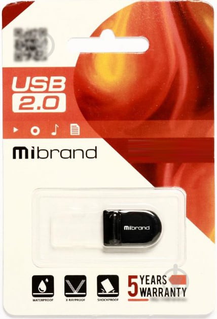 Флешпам'ять USB Mibrand Scorpio 32 ГБ USB 2.0 black (MI2.0/SC32M3B) - фото 2