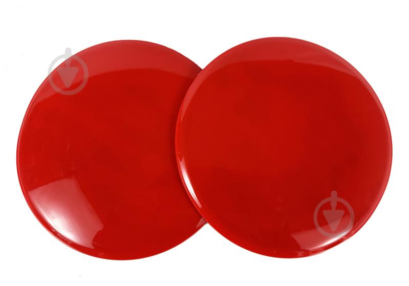 Фитнес-диски для глайдинга EasyFit Gliding Discs EF-1425-R красные 2 шт. - фото 4