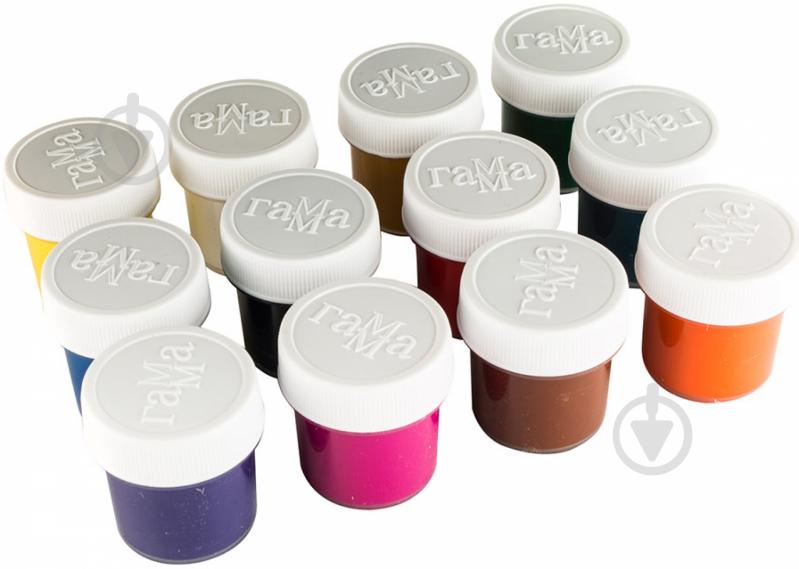Гуашь 12 цветов 20 мл 221032 Мультики Гамма - фото 2