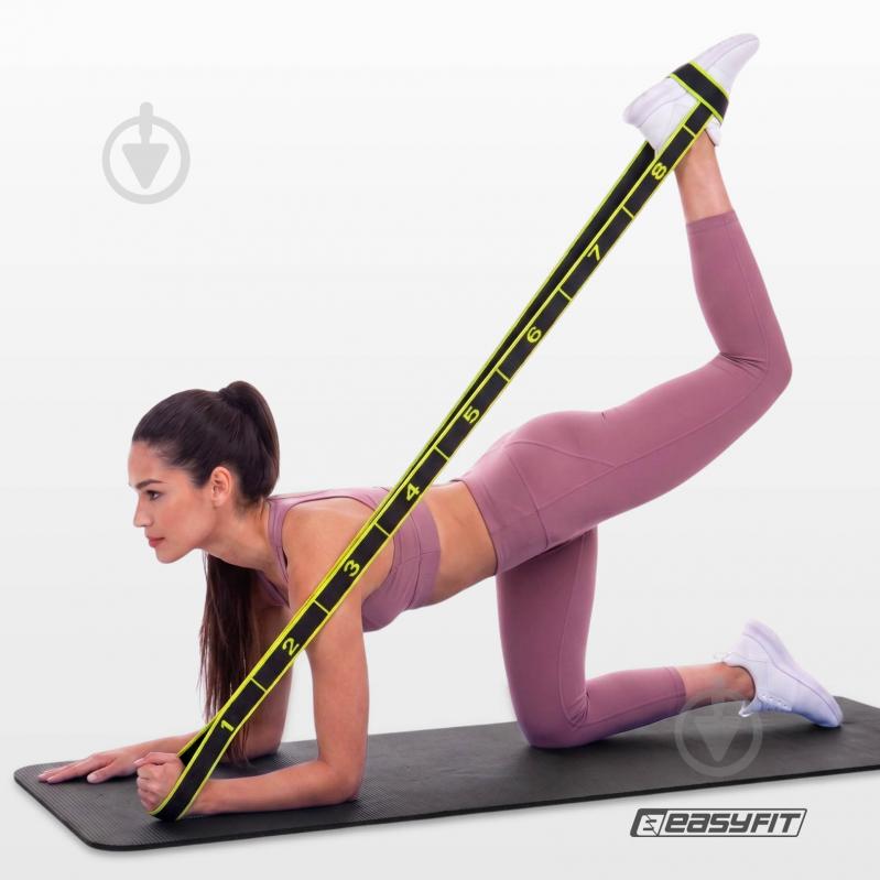 Лента-эспандер EasyFit с петлями EF-1683 желтый - фото 7