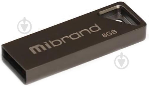 Флешпам'ять USB Mibrand Stingray 8 ГБ USB 2.0 grey (MI2.0/ST8U5G) - фото 1