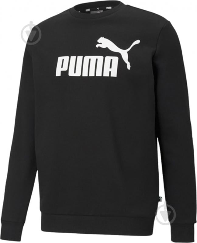 Джемпер Puma Ess Big Logo Crew 58667801 р.XL черный - фото 1