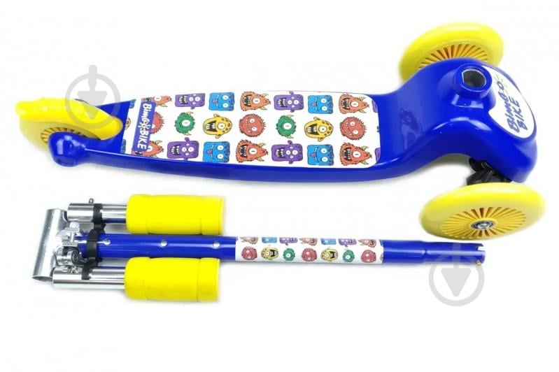 Самокат BIMBO BIKE Монстры голубо-желтый 75803-IS - фото 6 Самокат BIMBO BIKE Монстры голубо-желтый 75803-IS - фото 6