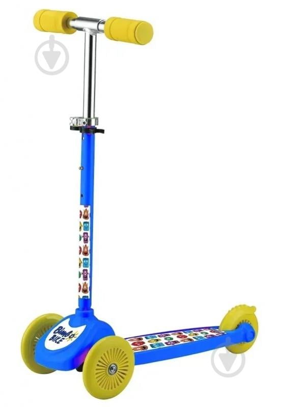 Самокат BIMBO BIKE Монстры голубо-желтый 75803-IS - фото 1 Самокат BIMBO BIKE Монстры голубо-желтый 75803-IS - фото 1