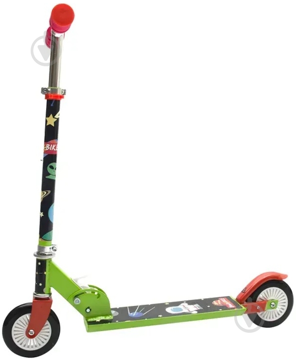 Самокат BIMBO BIKE Космос зеленый 75801-IS - фото 1