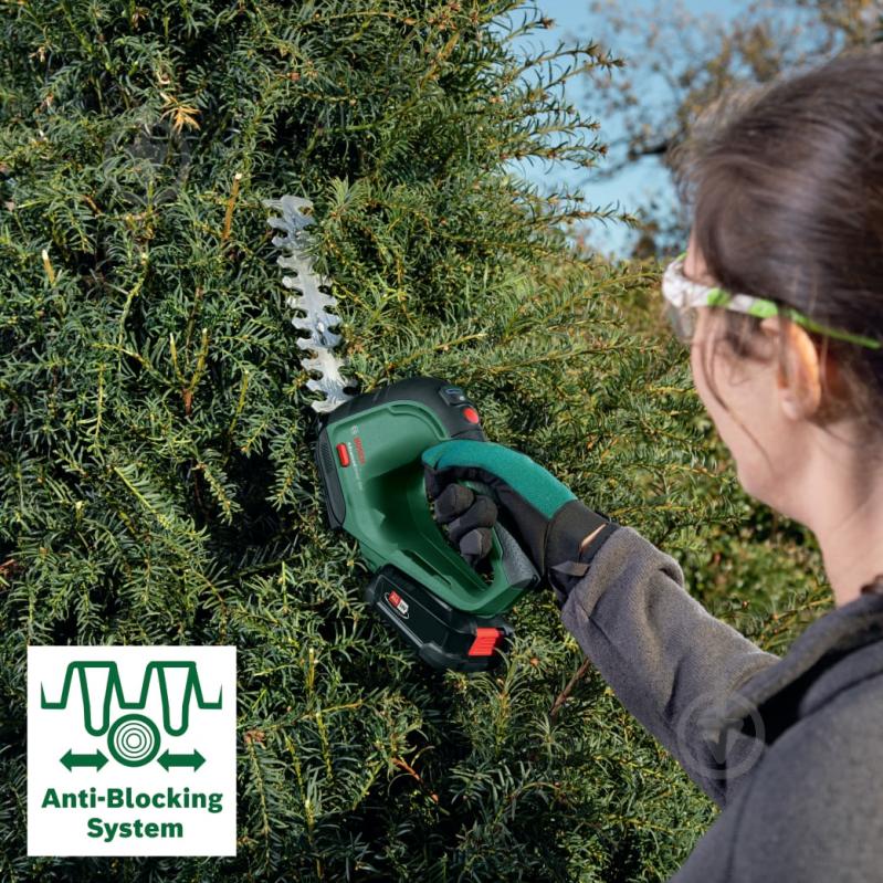 Ножницы для травы и кустов Bosch AdvancedShear 18V-10 + Аккумулятор PBA 18V 2,0Ah + Зарядное устройство - фото 16 Ножницы для травы и кустов Bosch AdvancedShear 18V-10 + Аккумулятор PBA 18V 2,0Ah + Зарядное устройство - фото 16