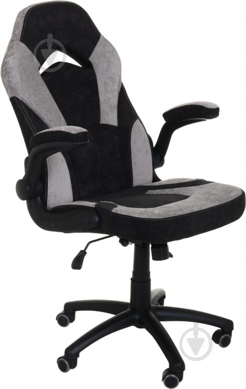 Крісло ігрове Центр Меблів Грант сіро-чорний - фото 1 Крісло ігрове Центр Меблів Грант сіро-чорний - фото 1