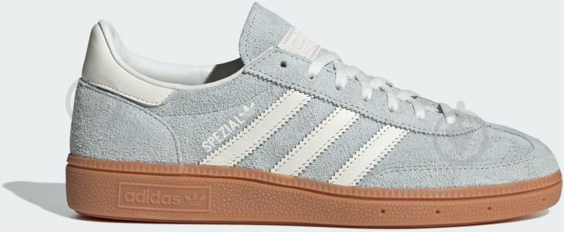 Кросівки жіночі демісезонні Adidas HANDBALL SPEZIAL W IF6491 р.40 сіро-зелені - фото 1 Кросівки жіночі демісезонні Adidas HANDBALL SPEZIAL W IF6491 р.40 сіро-зелені - фото 1