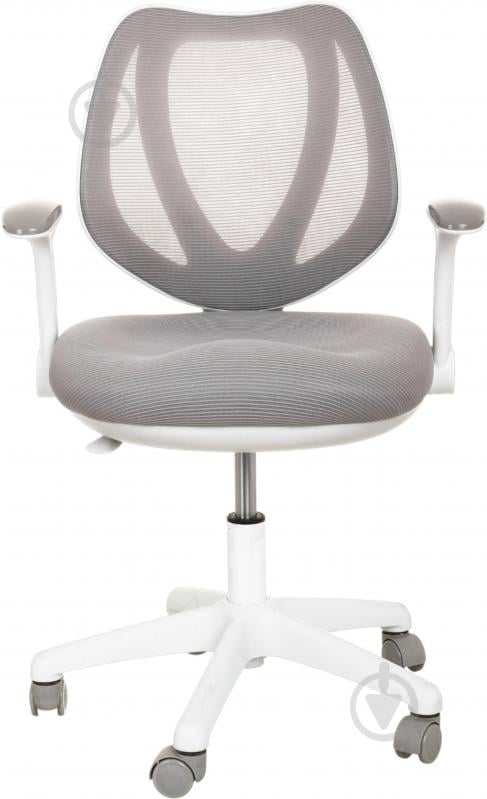 Крісло ігрове Центр Меблів Генрі біло-сірий - фото 1