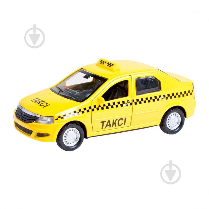 Игрушка Technopark Автомодель Renault Logan TAXI 1:32 - фото 1