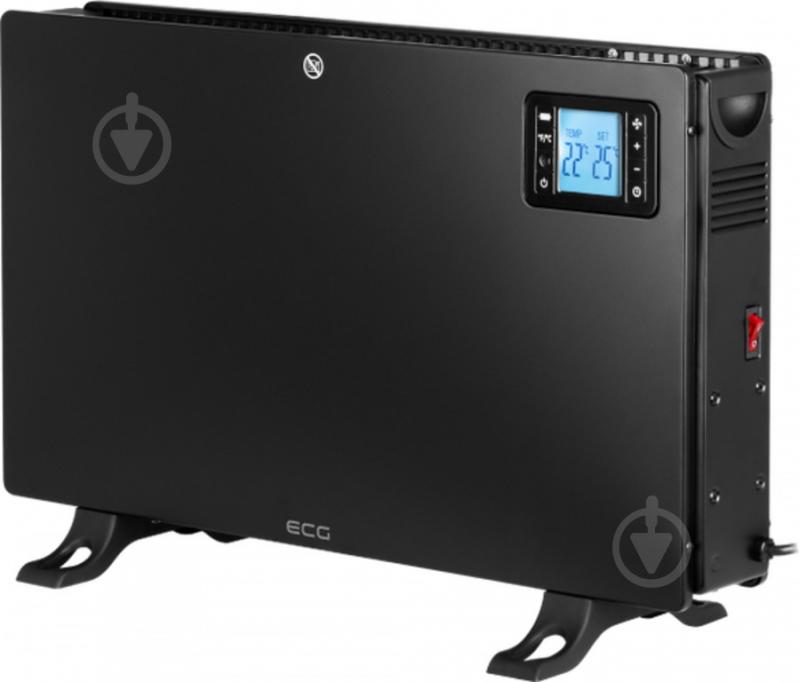 Конвектор електричний ECG TK 2080 DR Black - фото 1