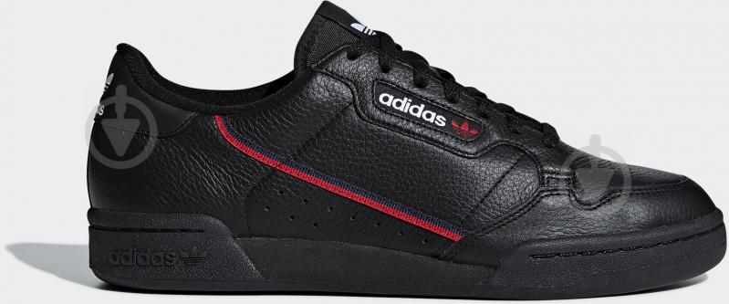 Кросівки чоловічі демісезонні Adidas CONTINENTAL 80 G27707 р.38 чорні - фото 1